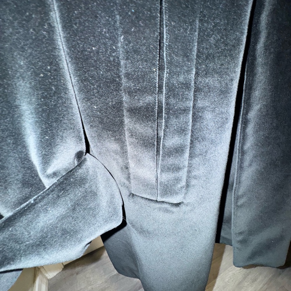 Talbots Black Velvet Jacket - Picture 7 of 11